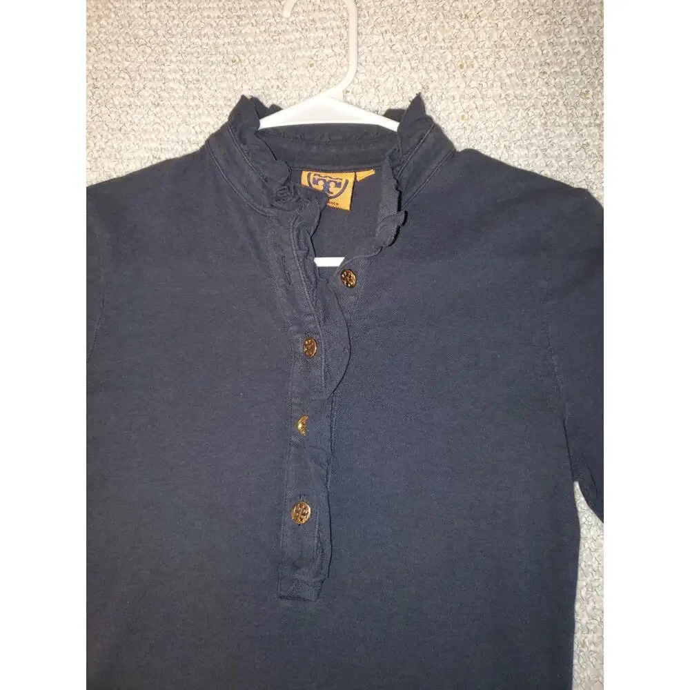 Tory Burch Lidia Ruffle Shirt Size XS